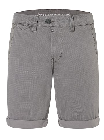 Timezone Slim Fit Shorts Reißverschluss Einschubtaschen in Grau