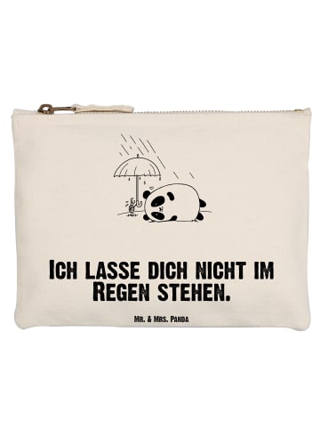 Mr. & Mrs. Panda Beauty Bag Panda Freundschaft mit Spruch in Weiß