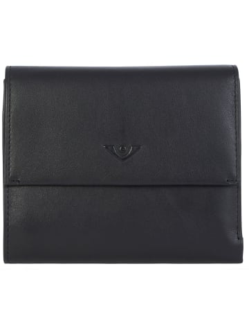 VLD VOi Leather Design Soft Jodie Geldbörse Leder 12 cm in schwarz