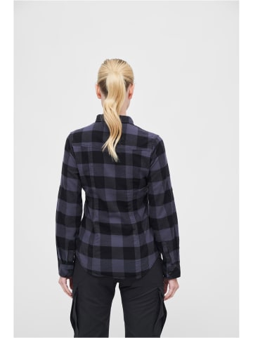 Brandit Flanell-Hemden in black/grey