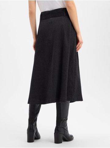 More & More Jeansrock in anthrazit