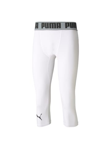 Puma Boxershorts BBall Compression 3/4 in weiß