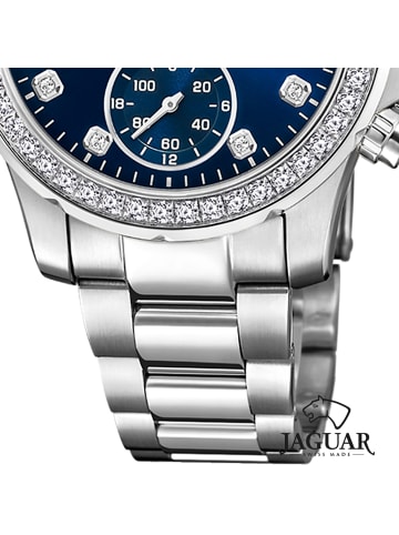 Jaguar Multifunktion-Armbanduhr Jaguar Connected silber mittel (ca. 36,5mm)