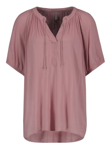 Eight2Nine Leichte Bluse mit V-Ausschnitt und Raffung Detail in Rosa