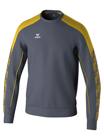 erima Unisex Erwachsene, Erwachsene Sweatshirt in slate grey/gelb