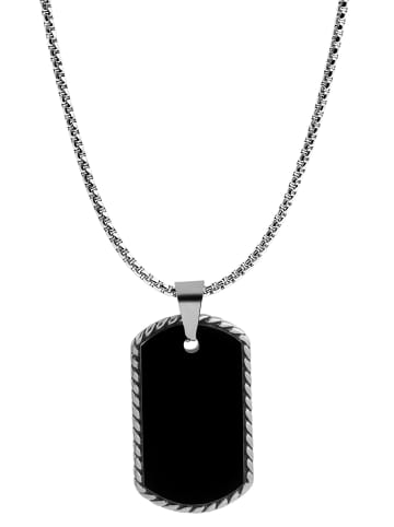 Adeliás Unisex Anhänger aus Edelstahl in silber