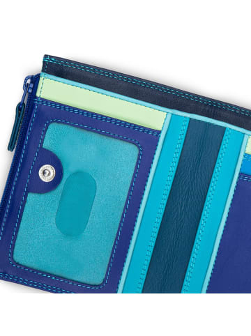 MYWALIT Geldbörse RFID Schutz Leder 9 cm  seascape