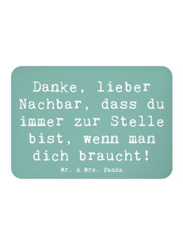 Mr. & Mrs. Panda magnet Spruch Danke Nachbar mit Spruch in Meeresbrise