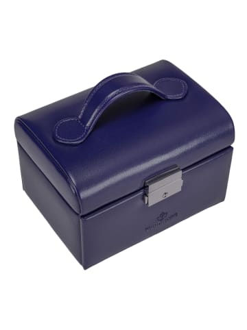 Windrose Merino Moda Schmuckkasten 15 cm in dunkelblau