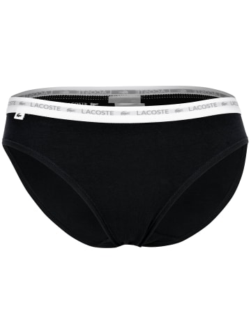 Lacoste Slip 6er Pack in Schwarz/Schwarz/Grau/Weiß