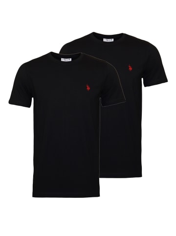 U.S. Polo Assn. T-Shirt in schwarz