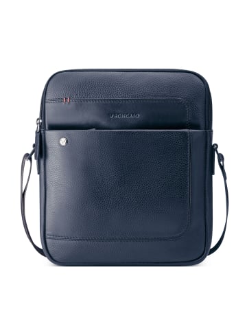 Roncato Alaska Umhängetasche Leder 23 cm in navy