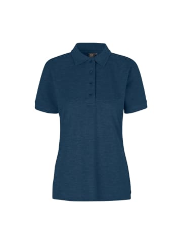 PRO Wear by ID Polo Shirt klassisch in Blau meliert