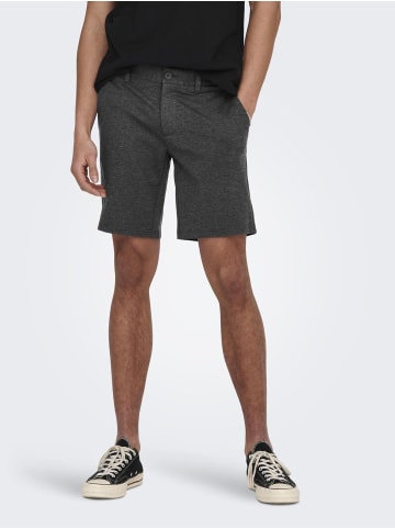 ONLY & SONS Chino Shorts in Dark Grey Melange
