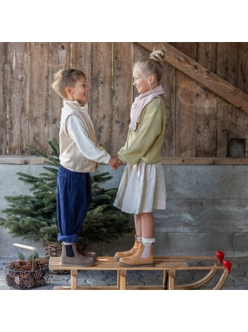 Lotta&Emil CHELSEA BOOT_Lammfell braun