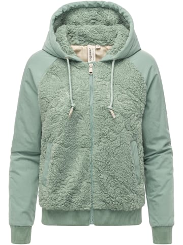 ragwear Plüschjacke Talianita YOUMODO in Dusty Green