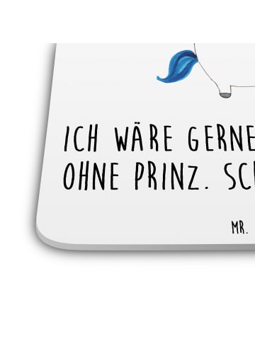 Mr. & Mrs. Panda Untersetzer Set Einhorn Teddy mit Spruch in Weiß