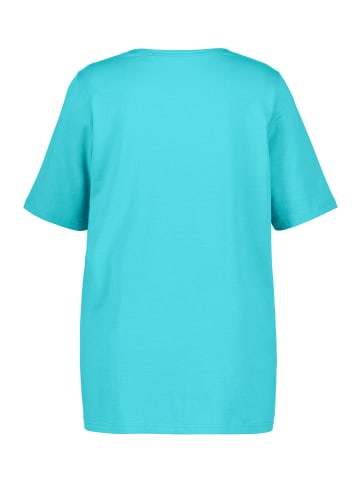 Ulla Popken Shirt in tiefes aqua
