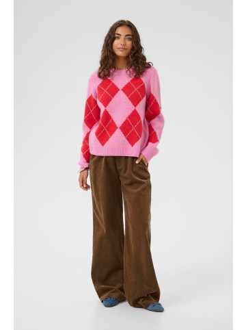 CULTURE Strickpullover CUharlekin Classic fit in Fuchsia Pink Melange