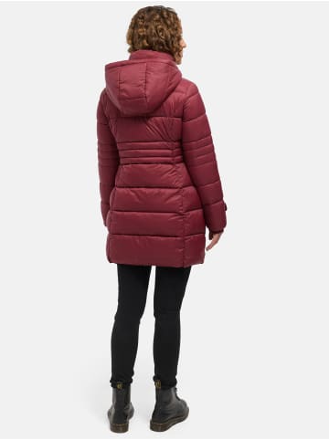 Tazzio Steppmantel "F808" - mit Kapuze - in Rot