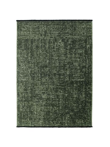 Baumwoll-Chenille Teppich Space 1900 in Grün