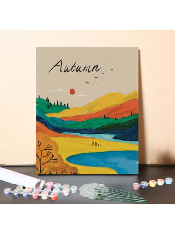 ARTNANAS DIY Malen nach Zahlen Set-"Herbsttraum" 