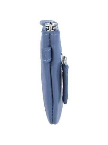 Esquire Viktoria Schlüsseletui Leder 12 cm in taubenblau