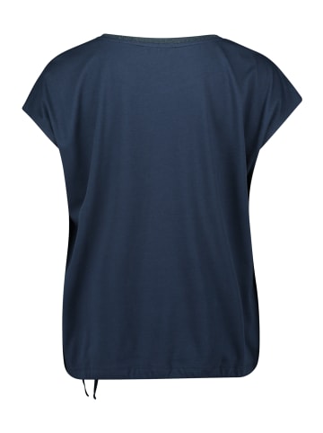 BETTY & CO Casual-Shirt mit Print in Dark Blue/Nature