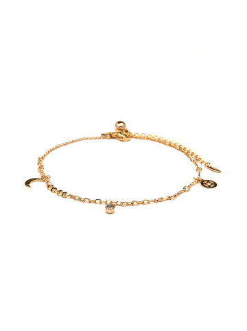 Luxenter Fußkettchen Duaha mit 18 Karat Gelbgold-Finish-DUAHA