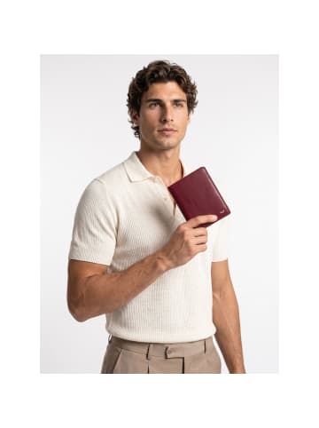 Golden Head Polo Geldbörse RFID Schutz Leder 13 cm rot