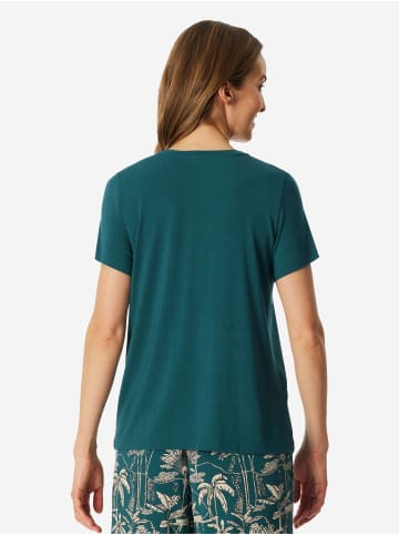 Schiesser Pyjamaoberteil Mix Relax in grün