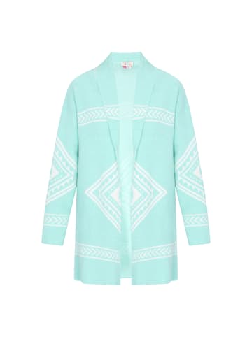 IZIA Women Cardigan in aqua