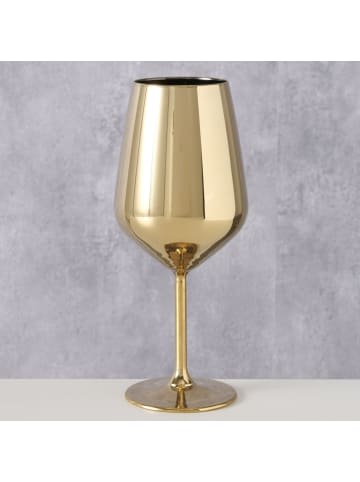 Boltze Weinglas Adora metallic in gold