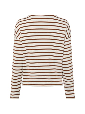 Marie Lund Sweatshirt in ecru cognac - 0002