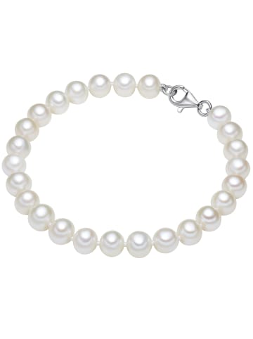 Valero Pearls Armband aus Sterling Silber mit Süßwasser-Zuchtperle in weiß