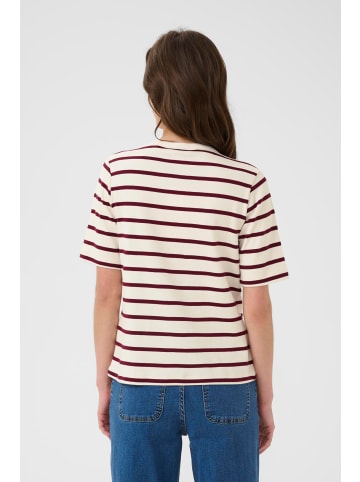 PART TWO T-shirt RatanaPW Gerade Passform in Tawny Port Stripe