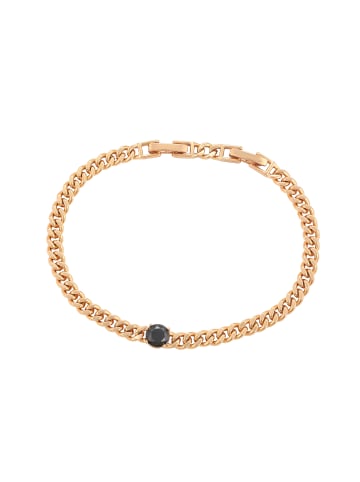 gaya Women Bracelet in Rose Gold Black
