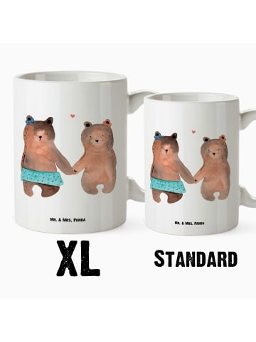 Mr. & Mrs. Panda Riesentasse Bär Freundin ohne Spruch in Weiß
