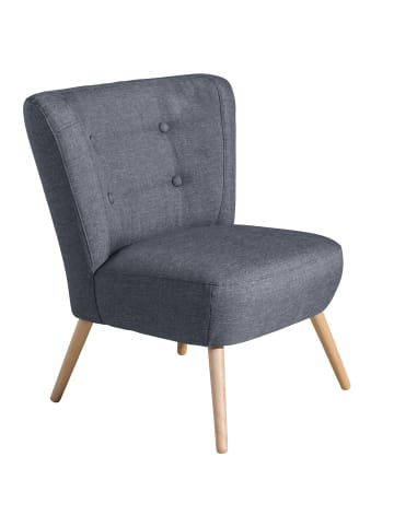 58 aufm Kessel SESSEL Kassi Bezug Flachgewebe Buche natur / denim