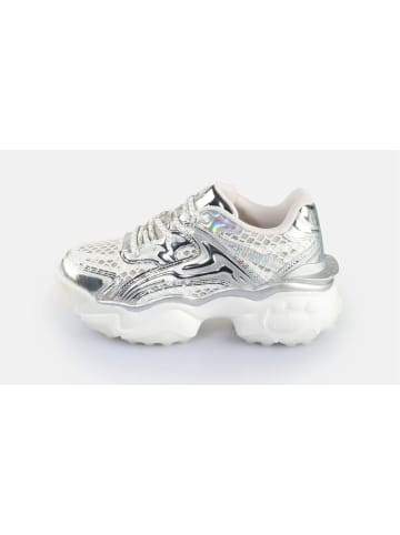 Buffalo Score TEC Sneaker in Weiß Silber