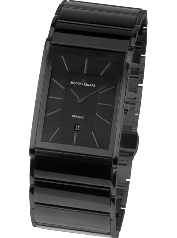 Jacques Lemans Uhr in Schwarz