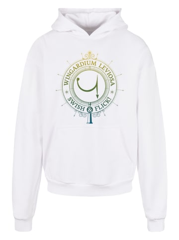 F4NT4STIC Ultra Heavy Hoodie Harry Potter Wingardium Leviosas in weiß