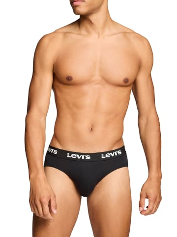 Levi´s Boxershorts LEVIS Men Repeat Logo Brief 6P in Black