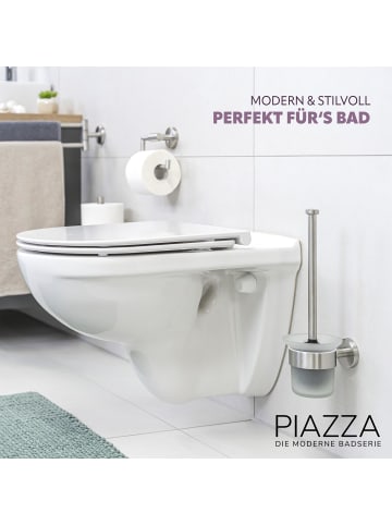 bremermann Bad-Serie PIAZZA - WC-Garnitur inkl. Klebeset ca. 11,5 x 35 x 14,5 cm (B/H/T)