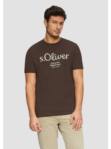 s.Oliver T-Shirt in 48D1_dunkelbraun