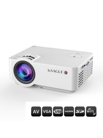 LA VAGUE LV-HD340 WI-FI BUNDLE LED-Projektor inkl. LV-STA100FP in weiß