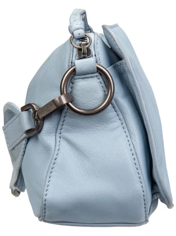 LIEBESKIND BERLIN Bodybag Clarice Crossbody M Sheep Natural in Blue Denim