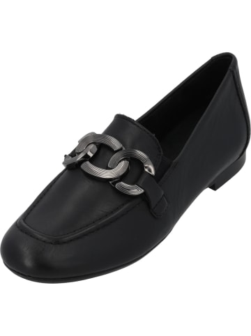 remonte Mokassins in schwarz/schwarz
