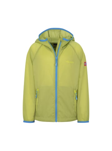 Trollkids Laufjacke Fjell in kiwi/vivd blue
