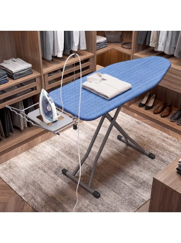 SONGMICS Bügelbrett Borix in Blau-Grau - (B)160 x (H)(92 x (T)48.5 cm